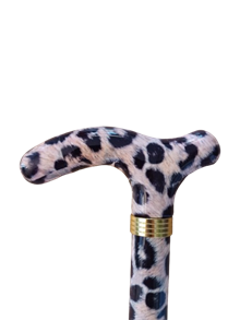 Vikbar käpp leopard